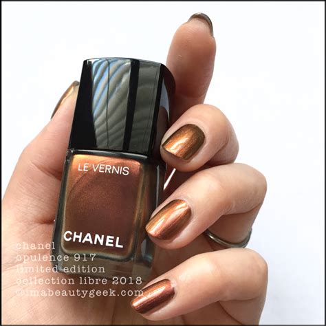 chanel les vernis|Chanel nail polish afterglow.